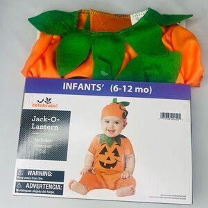 Baby Jack-O-Lantern Pumpkin Infant 0-6 Months Costume / Halloween 6-12 M 12-18 M